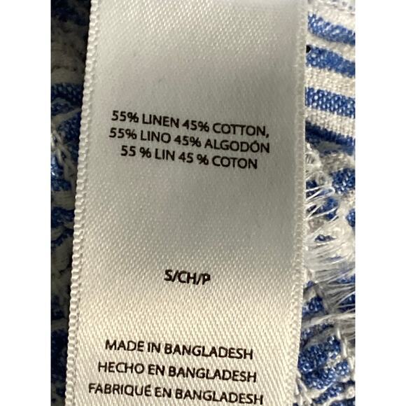 beachlunchlounge Women's Striped Wide-Leg Pants‎ Blue Size S - Picture 6 of 9